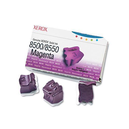 Xerox 108R00670 Solid Ink Stick, 1,033 Page-Yield, Magenta, 3/Box