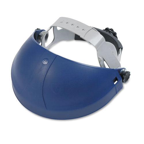 3M Tuffmaster Deluxe Headgear with Ratchet Adjustment, 8 x 14, Blue