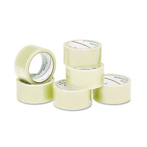 AbilityOne 7510015796871, SKILCRAFT Economy Package Sealing Tape, 3" Core, 2" x 55 yds, Clear, 6/Pack