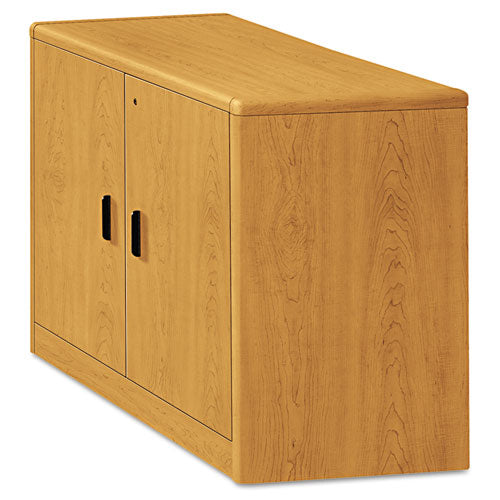 HON 10700 Series Locking Storage Cabinet, 36w x 20d x 29.5h, Harvest