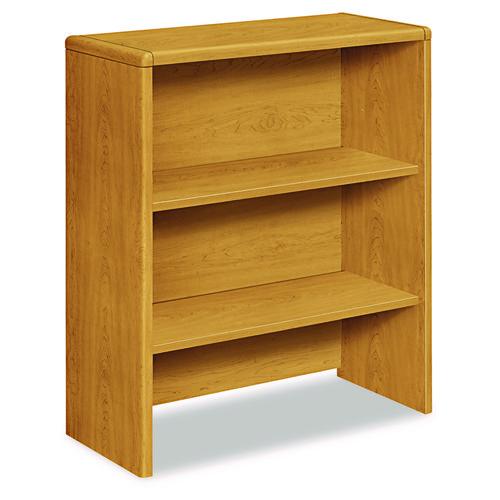 HON 10700 Series Bookcase Hutch, 32.63w x 14.63d x 37.13h, Harvest
