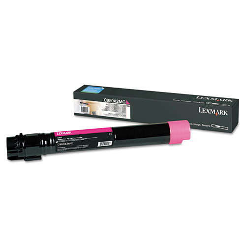 Lexmark C950X2MG Extra High-Yield Toner, 22,000 Page-Yield, Magenta