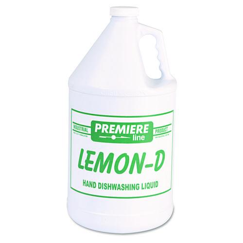 KESS Lemon-D Dishwashing Liquid, Lemon Scent, 1 gal Bottle, 4/Carton