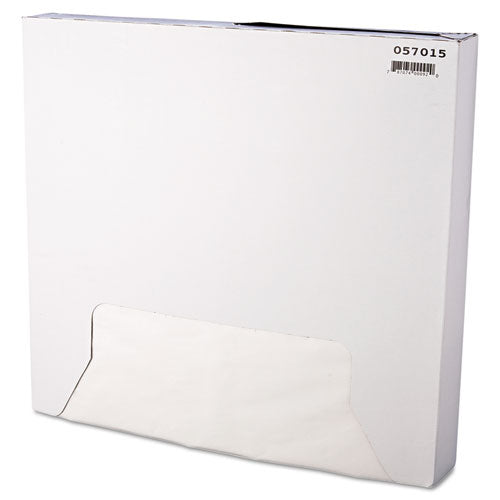 Bagcraft Grease-Resistant Paper Wraps and Liners, 15 x 16, White, 1,000/Box, 3 Boxes/Carton