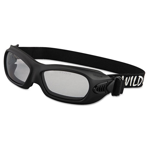 KleenGuard V80 WildCat Safety Goggles, Clear Anti-Fog Lens, Black Frame