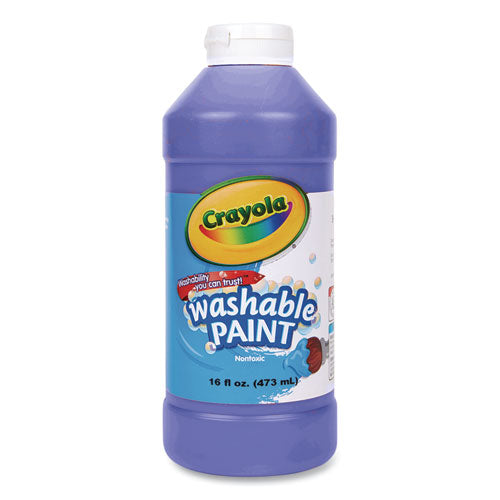 Crayola Washable Paint, Blue, 16 oz Bottle