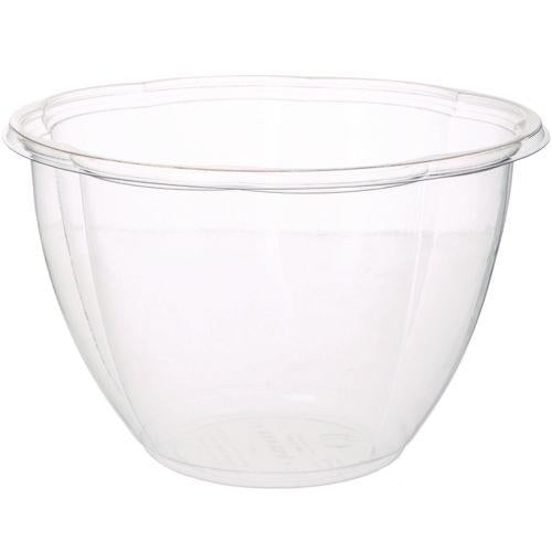 Eco-Products Salad Bowls, 48 oz, 6.69" Diameter x 4.38" h, Clear, Plastic, 300/Carton