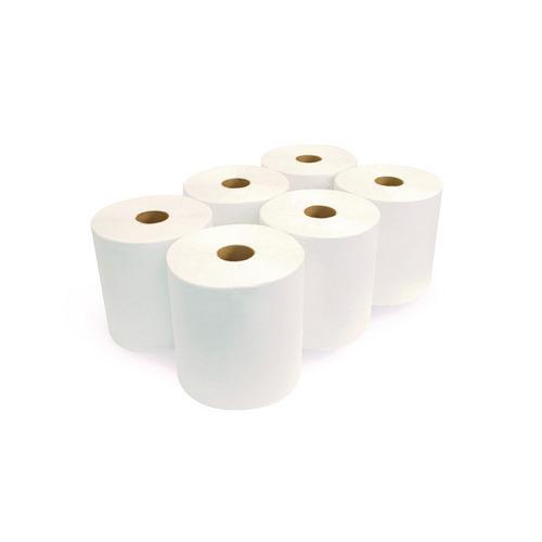 Boardwalk Boardwalk Green Universal Roll Towels, 1-Ply, 8" x 800 ft, Natural White, 6 Rolls/Carton
