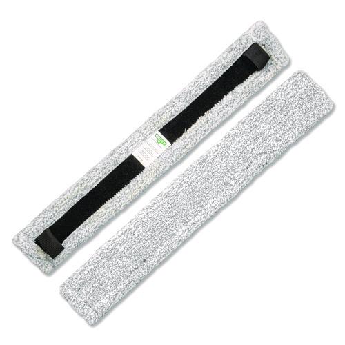 Unger VisaVersa Pro Microfiber Replacement Pad, 10" Light Gray, 10/Carton