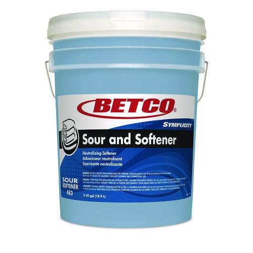 Betco Symplicity Sour and Softener, Springtime Fresh Scent, 5 gal Pail