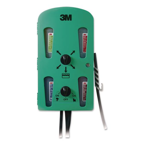 3M Flow Control System Chemical Dispenser, Action Gap with Pressure Relief Valve, (4) 0.5 gal, 12.25 x 6.3 x 22.5, Green