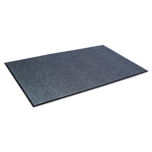 Crown Needle-Rib Wiper/Scraper Mat, Rectangular, Gray Ribbed Surface, 36" x 10 ft