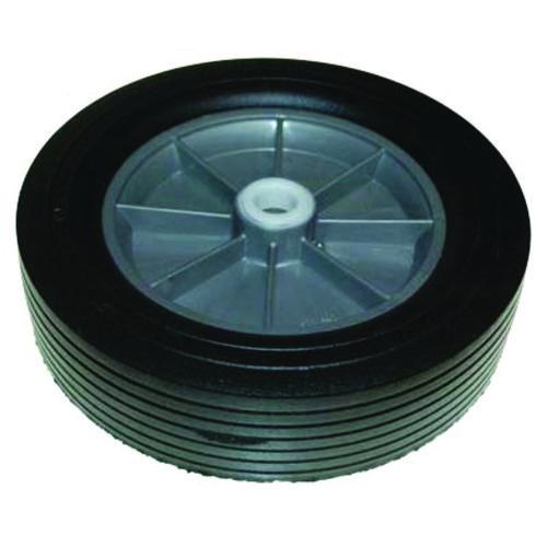 Rubbermaid Commercial 12-Inch Wheel for 1.5 Cu Yd Standard Duty Tilt Truck, Black