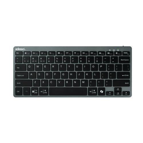Adesso WKB-7000 Keyboard, Gray/Black