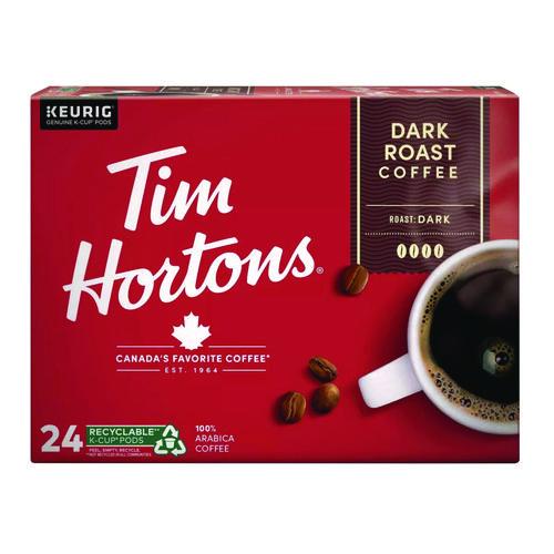 Tim Hortons K-Cup Pods Dark Roast, 24/Box