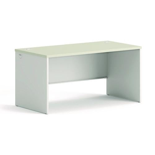 HON 38000 Series Desk Shell, 60" x 30" x 30", Light Gray/Silver