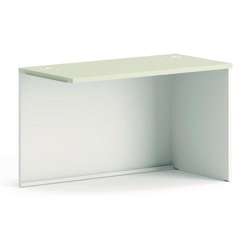 HON 38000 Series Return Shell, Right, 48w x 24d x 29.5h,Silver Mesh/Light Gray