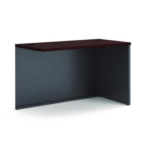HON 38000 Series Return Shell, Right, 48w x 24d x 29.5h, Mahogany/Charcoal