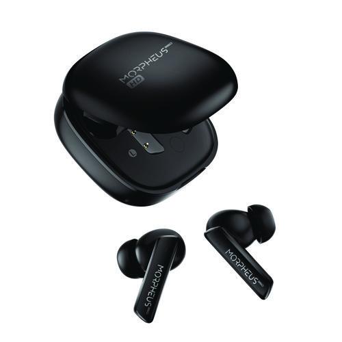 Morpheus 360 Nemesis ANC Wireless Noise Cancelling Earbuds, Black