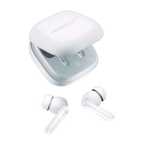 Morpheus 360 Nemesis ANC Wireless Noise Cancelling Earbuds, White
