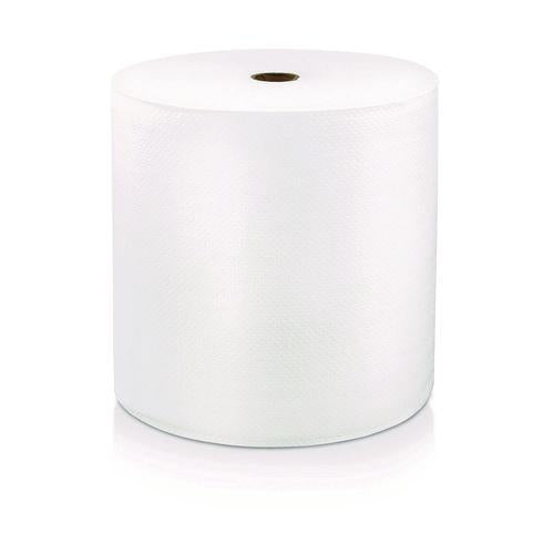 LoCor Hard Wound Roll Towel, TAD, 1-Ply, 7" x 1,200 ft, White, 6 Rolls/Carton