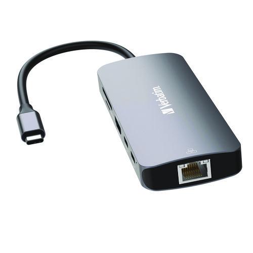 Verbatim USB-C Pro Multiport Hub9 Port, Gray