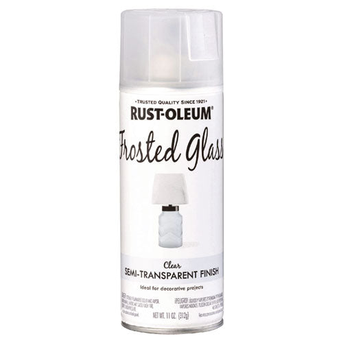 Rust-Oleum Specialty Frosted Glass Spray Paint, Matte Clear, 11 oz Aerosol Can