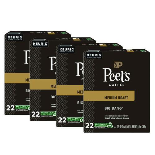Peet's Coffee & Tea Big Bang K-Cups, 88/Carton