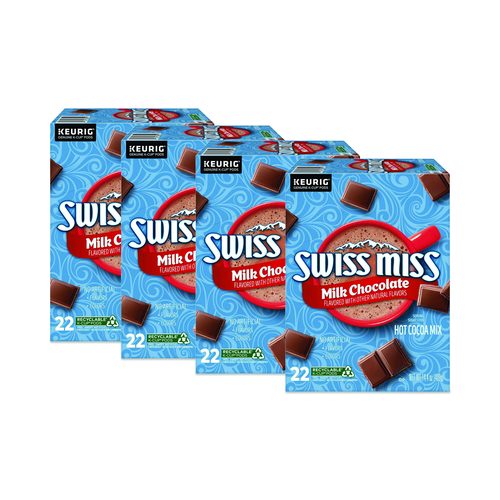 Swiss Miss Milk Chocolate Hot Cocoa K-Cups, 88/Carton