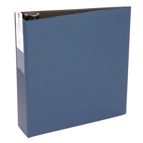 Avery Economy Non-View Binder with Round Rings, 3 Rings, 3" Capacity, 11 x 8.5, Blue, (4600)