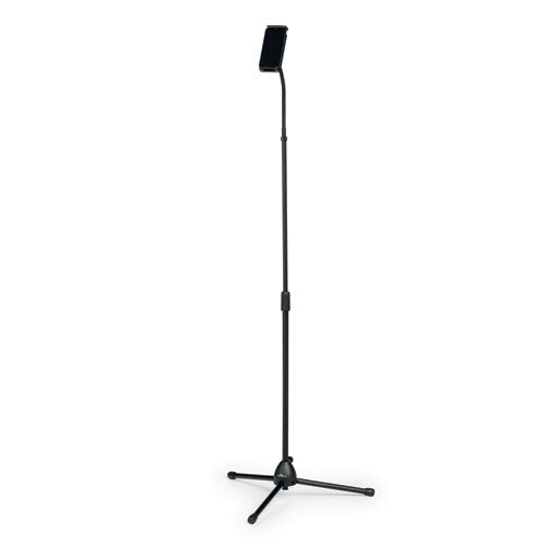 Durable TWIST Black Floor Stand for Tablet, Black