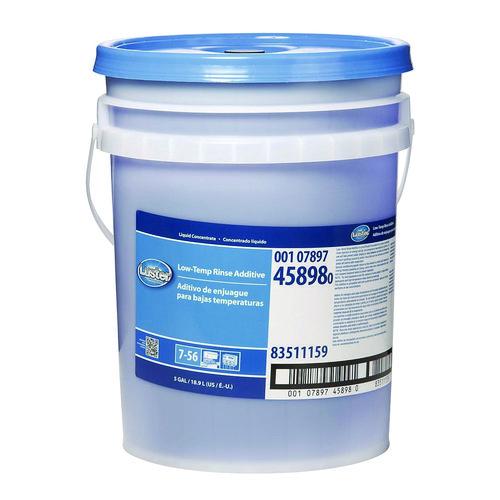 Luster Professional Low-Temp Rinse Additive, Unscented, 5 gal Pail