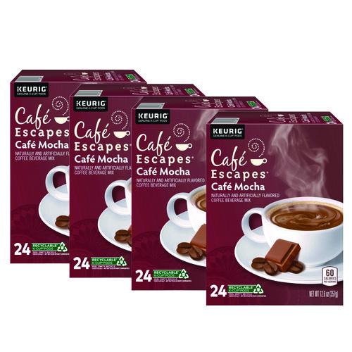 Café Escapes Mocha K-Cups, 24/Box, 96/Carton