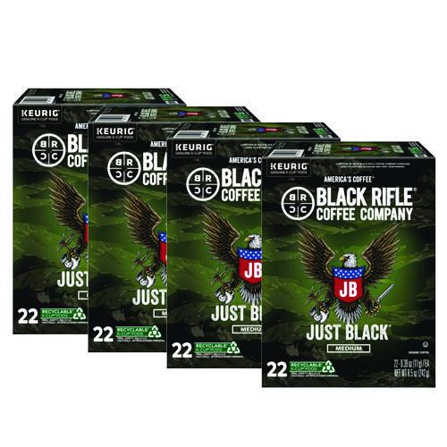 Black Rifle Coffee Company Just Black Coffee K-Cups, 88/Carton