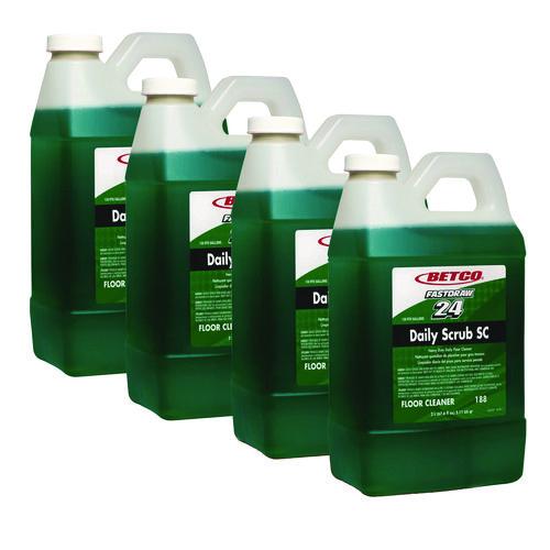 Betco Daily Scrub SC FastDraw Floor Cleaner, 2 L Bottle, 4/Carton