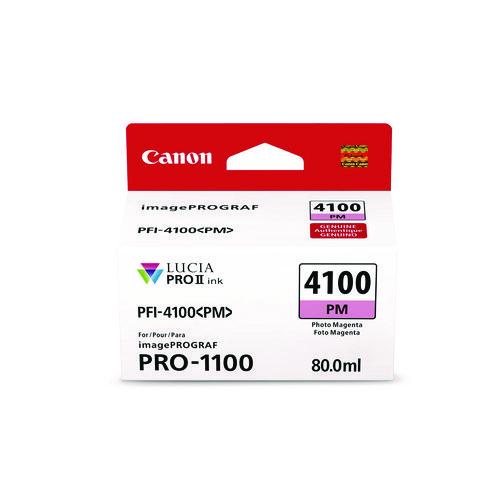Canon 6782C002AA (PFI-4100) High-Yield Ink, Photo Magenta