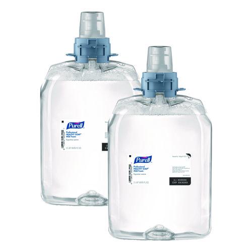 PURELL Professional HEALTHY SOAP Mild Foam, Refill for PURELL FMX-20 Manual Soap Dispenser, Fragrance-Free, 2,000 mL, 2/Carton