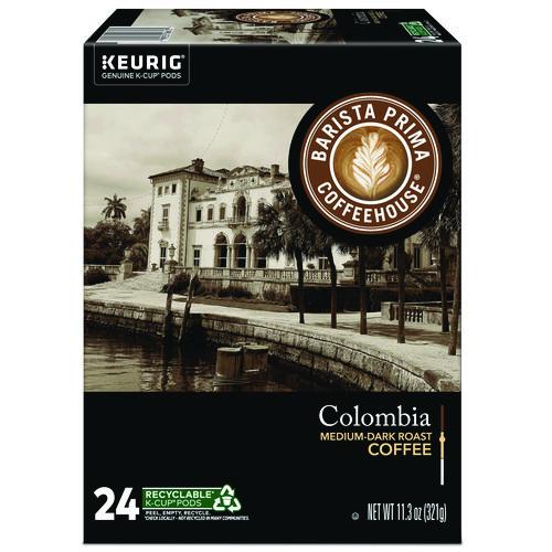 Barista Prima Coffeehouse Colombia K-Cups Coffee Pack, 24/Box