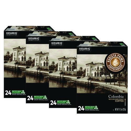 Barista Prima Coffeehouse Colombia K-Cups Coffee Pack, 96/Carton