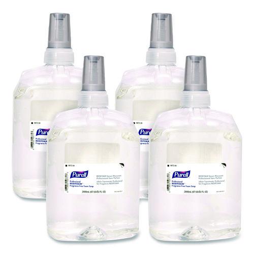 PURELL Professional REDIFOAM Foam Soap Refill, Fragrance-Free, 2,000 mL, 4/Carton