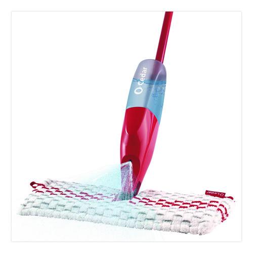 O-Cedar ProMist MAX Spray Mop, Red/White/Gray Microfiber Head, 48" Red/Black/Gray Plastic Handle