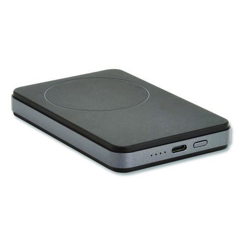 Tripp Lite by Eaton Portable Wireless Magnetic Charging Power Bank, USB C, Black