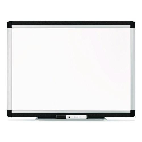U Brands PINIT Magnetic Dry Erase Board, 24" x 18" (Actual Size: 23" x 17"), White Surface, Satin Aluminum Frame