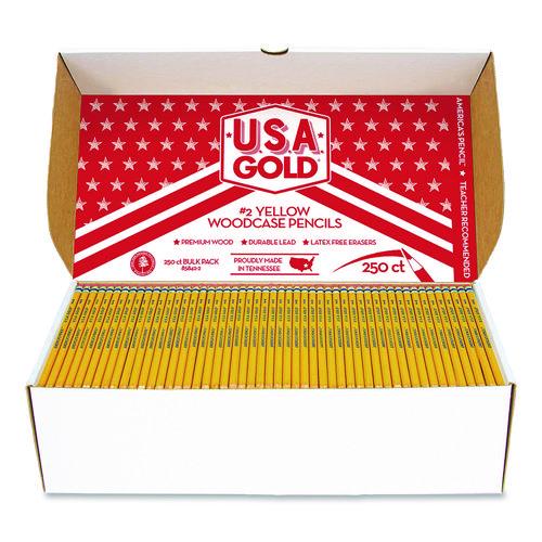 Cra-Z-Art School Pencils, HB #2, Black Lead, Yellow Barrel, 250/Box
