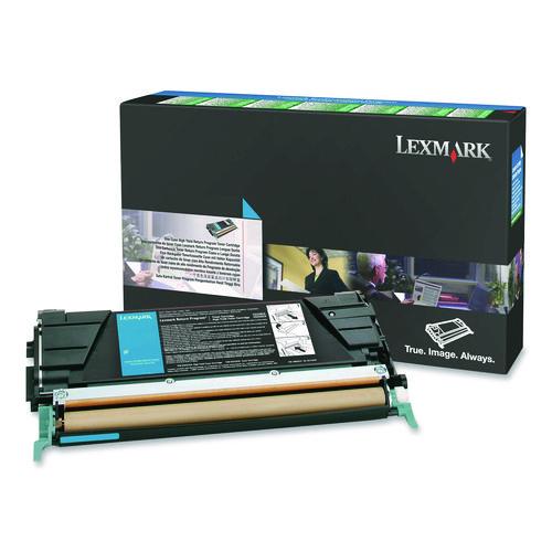 Lexmark C5340CX Return Program Extra High-Yield Toner, 7,000 Page-Yield, Cyan