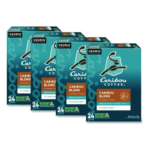 Caribou Coffee Caribou Blend Coffee K-Cups, 96/Carton