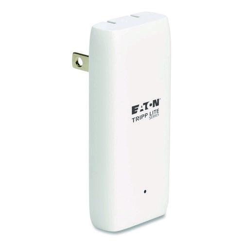 Tripp Lite by Eaton Flat One-Port USB-C Wall Charger with GaN Technology, White