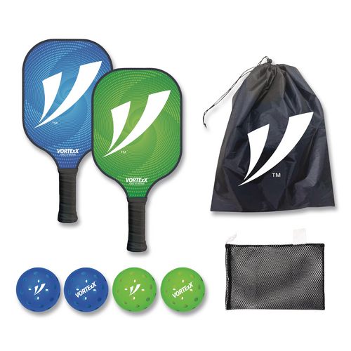VORTExX Pickleball Set, Blue/Green, 15.75" x 7.75" x 2.9"