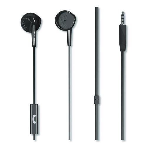 Maxell EB95 Wired Earbuds with Mic, Black