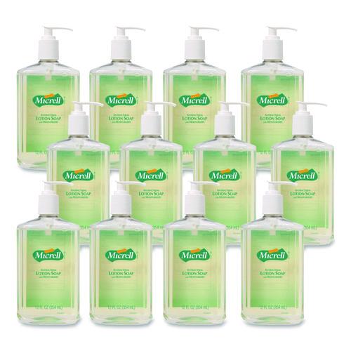 MICRELL Antibacterial Lotion Soap, Light Scent, 12 oz